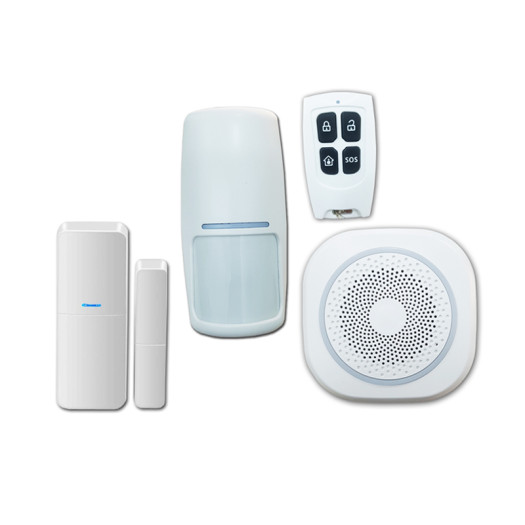 Smart WiFi Security System Alarm System Works with Alexa/Google Assistant/Tuya DIY Alarms for Home, Apartment, Office, Store and Business